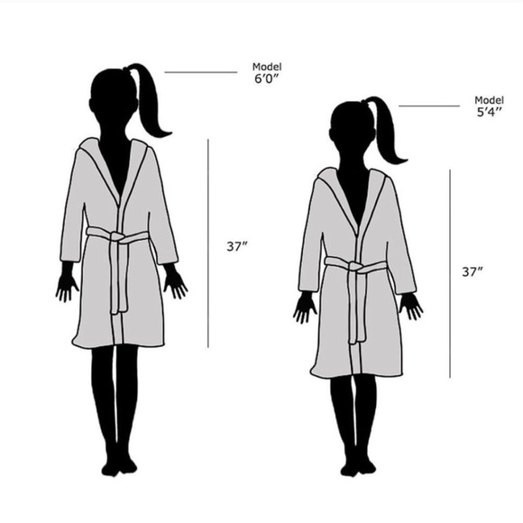 New PB Teen faux fur hooded unicorn robe - Picture 4 of 7